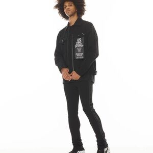 Cult of Individuality Black Skinny Jeans